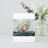 帆船 ポストカード (スタンド正面)