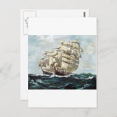 帆船 ポストカード (正面/裏面)