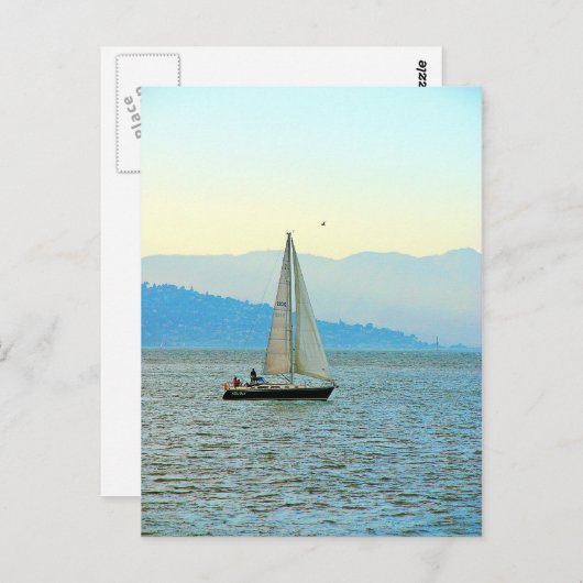 帆船 ポストカード (正面/裏面)