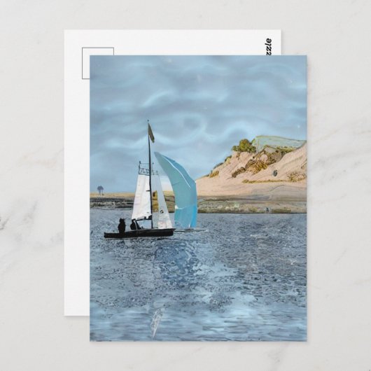 帆船 ポストカード (正面/裏面)