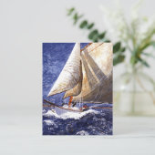 帆船 ポストカード (スタンド正面)