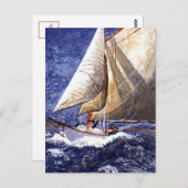 帆船 ポストカード (正面/裏面)