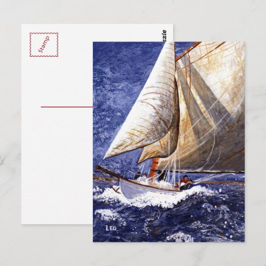 帆船 ポストカード (正面/裏面)
