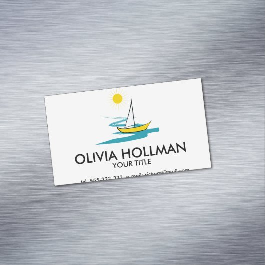 帆船 マグネット名刺 (インサイチュ)