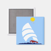 帆船 マグネット (正面/裏面)