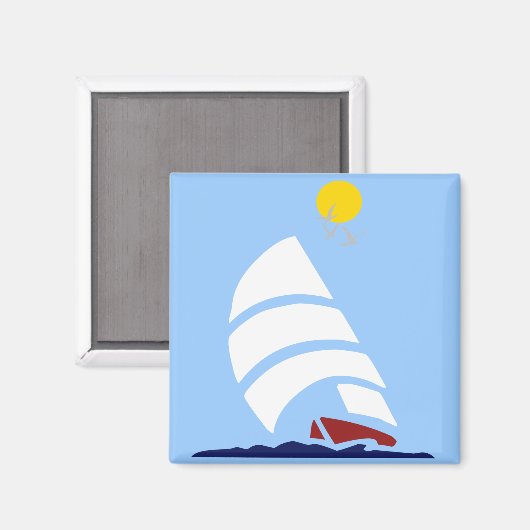 帆船 マグネット (正面/裏面)