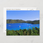 帆船，マホ湾，セントジョン，アメリカ合衆国国防総省はがき ポストカード (正面/裏面)