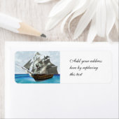 帆船 ラベル (インサイチュ)