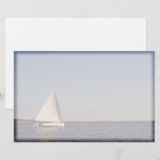 帆船 便箋 (正面/裏面)