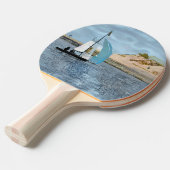 帆船 卓球ラケット (正面アングル)