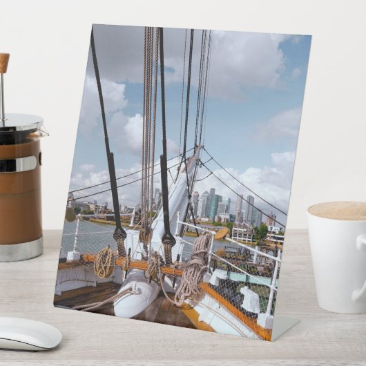 帆船 台座サイン (インサイチュ)