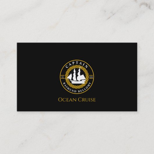 帆船 名刺 (正面)