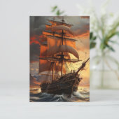 帆船 招待状 (スタンド正面)