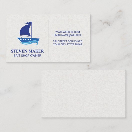 帆船 |航海の | 名刺 (正面/裏面)