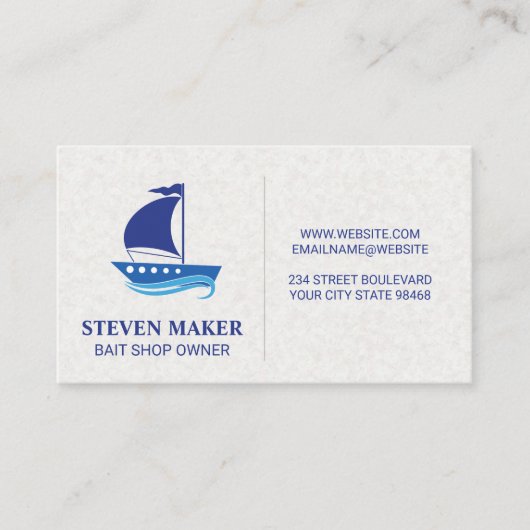 帆船 |航海の | 名刺 (正面)