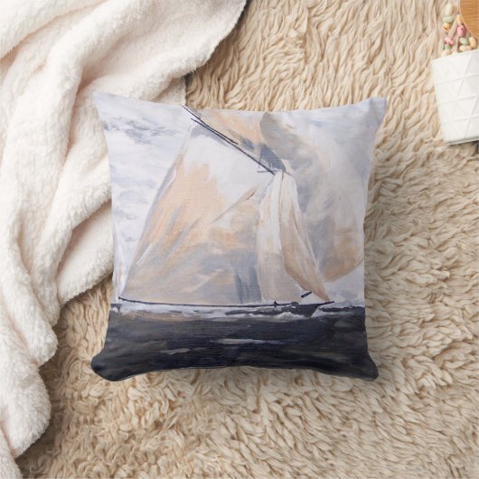 帆船#2枕 クッション (ブランケット)