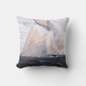 帆船#2枕 クッション (正面)
