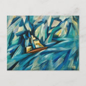 帆船 Amadeo de Souza-Cardoso ポストカード (正面)