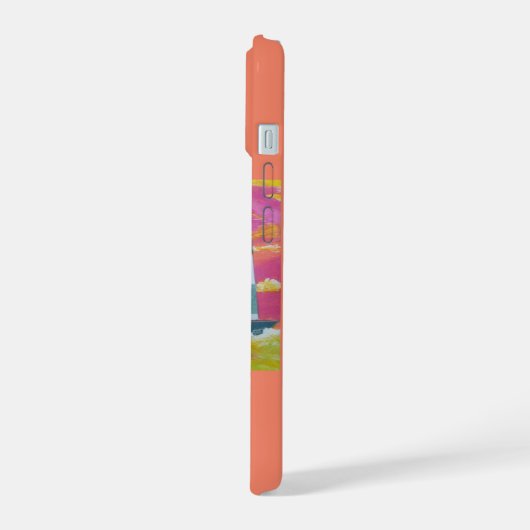 帆船 iPhone 15ケース (左側面)