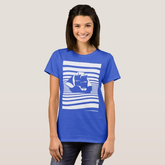 帆船 Tシャツ (正面フル)
