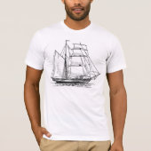 帆船 Tシャツ (正面)
