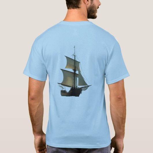 帆船 Tシャツ (裏面)