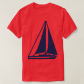 帆船 Tシャツ (デザイン正面)