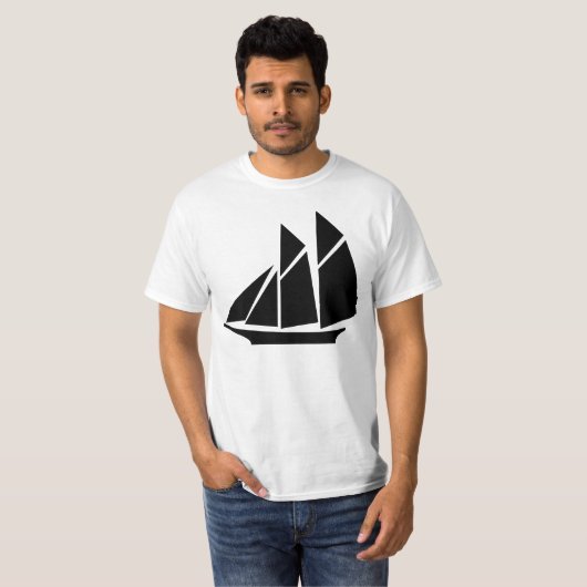 帆船 Tシャツ (正面フル)