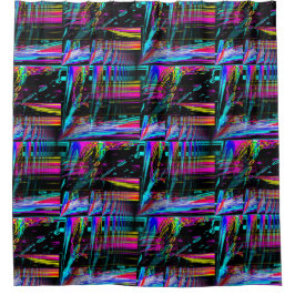 帆走サイケデリック..... シャワーカーテン