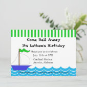 帆走テーマ招待状 招待状 (スタンド正面)