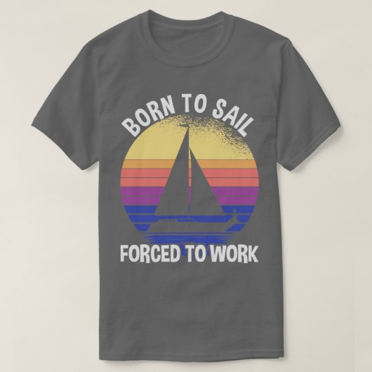 帆走生まれ用サイラー Tシャツ (デザイン正面)