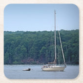 帆走生活 スクエアペーパーコースター (正面)