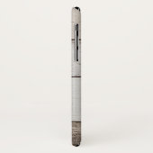 帆走航海のいかりオン木フェイク – 印刷フラット Case-Mate iPhoneケース (裏面/左)