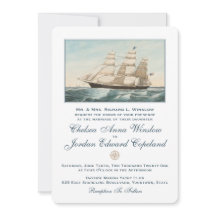 帆走航海の帆船 |クラシック結婚の