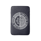 帆走航海の輪付きテーマデザイン バスマット (正面縦)