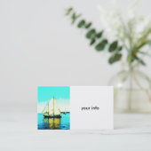 帆走船の名刺 名刺 (スタンド正面)