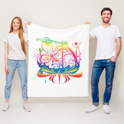 帆走船フリースブランケット フリースブランケット (インサイチュ)