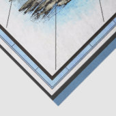 帆走船ヴィンテージ芸術的分離 薄葉紙 (詳細)