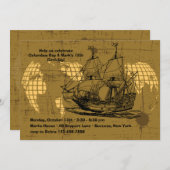 帆走船招待状 招待状 (正面/裏面)