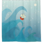 帆走艇 シャワーカーテン (正面)