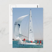 帆走艇 ポストカード (正面/裏面)
