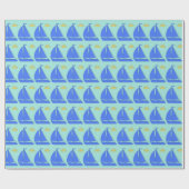 帆走艇 ラッピングペーパー (フラット)