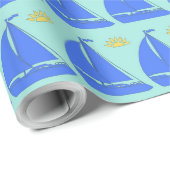 帆走艇 ラッピングペーパー (ロールコーナー)