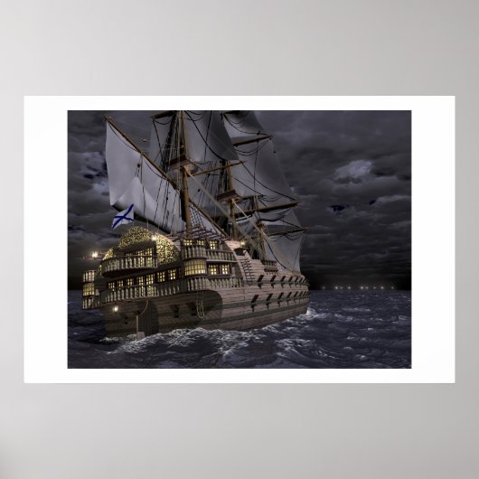 帆走要塞 ポスター (正面)