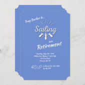 帆走語招待状-背景色を選択 招待状 (正面/裏面)