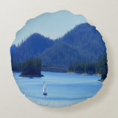 帆走遠くに..... ラウンドクッション (裏面)