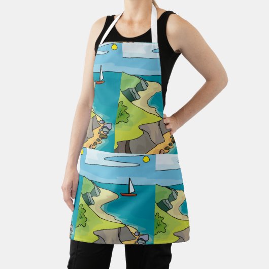 帆走風景 エプロン (インサイチュ)
