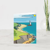 帆走風景 カード (正面)