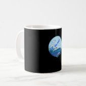 帆走 – 自由に遠くに帆走 コーヒーマグカップ (正面左)