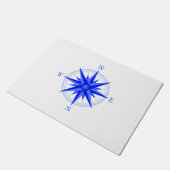 帆走 – 風バラ航海のCompass Shirt ドアマット (アングル)